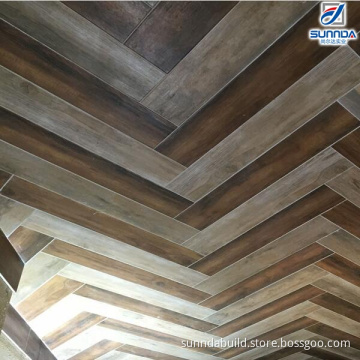 6x36 internal hotel bedroom wooden look design compound pavement ceramic wall and floor decorative tiles